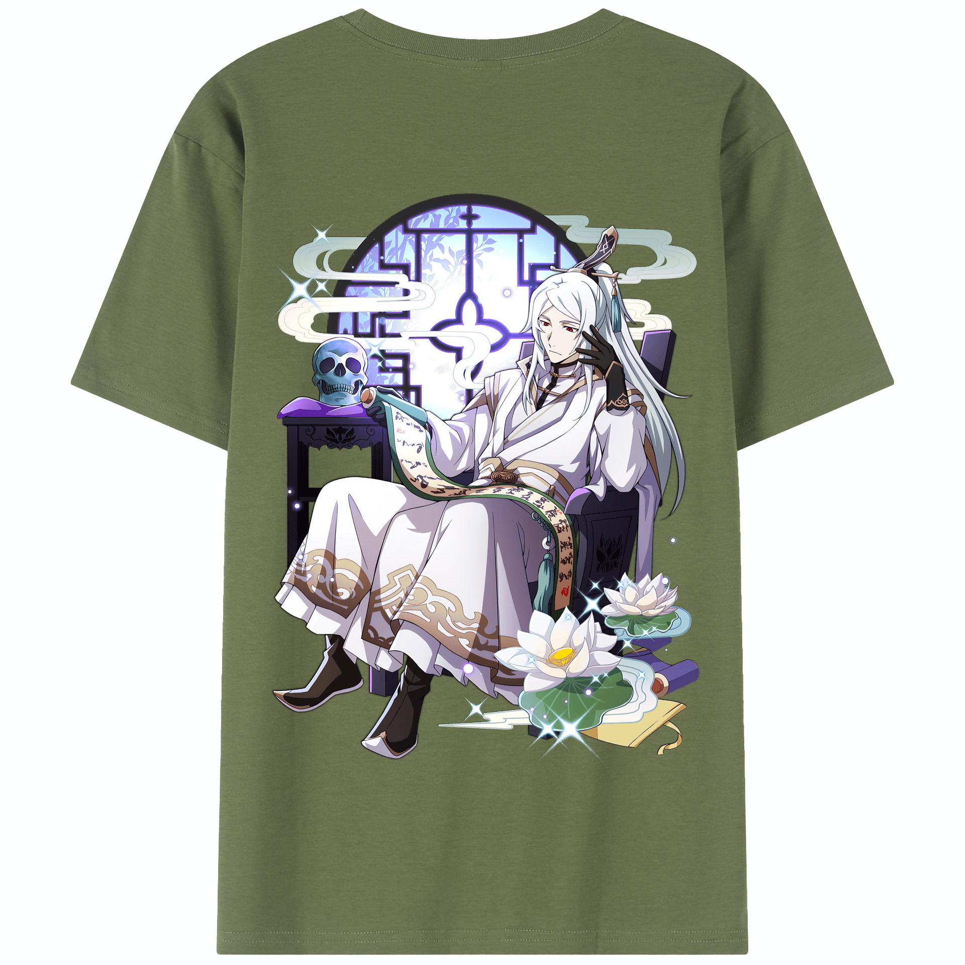 （画像用） 文豪ストレイドッグス Bungo Stray Dogs 綿100％半袖Tシャツ（背面プリント）